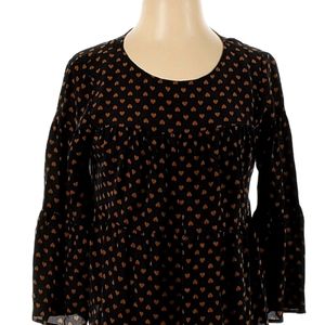 Madewell Silk Long Sleeve Blouse